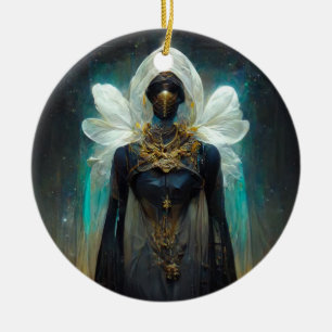 Fae Guardian Fantasy Ceramic Tree Decoration