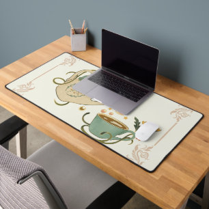 Fae Inspired Design, Graphic Art, Tea Time Desk Mat