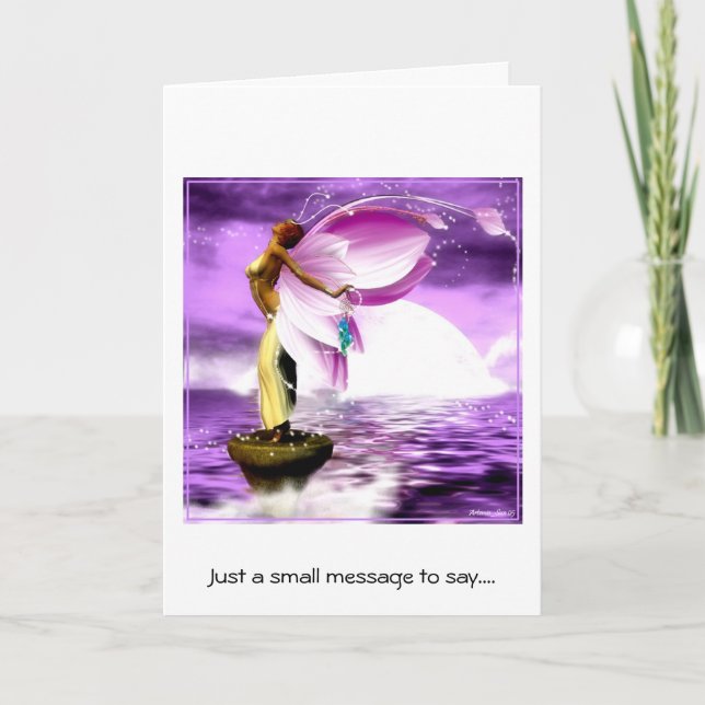Fae Magic Greeting Card (Front)