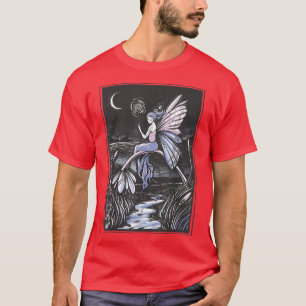Faecore Fairy Night Fairycore Fantasy Magic Nature T-Shirt