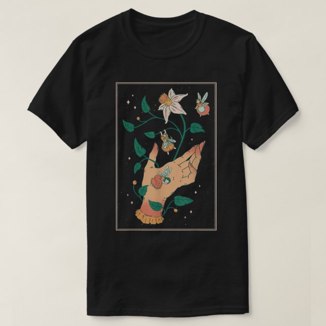 Faecore Fairywave Fairy Fairycore Magic Fantasy Gr T-Shirt (Design Front)