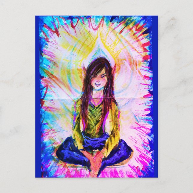 FaeMeditate(F) art postcard (Front)