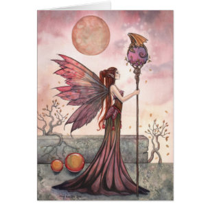 Faerie and Dragon Fantasy Art Card