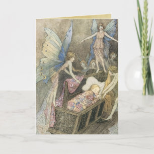 Faerie Blessings on your new Baby Announcement