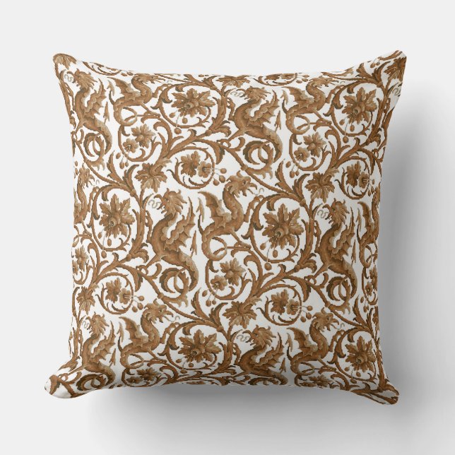 Faerie Dragons Throw Pillow (Front)