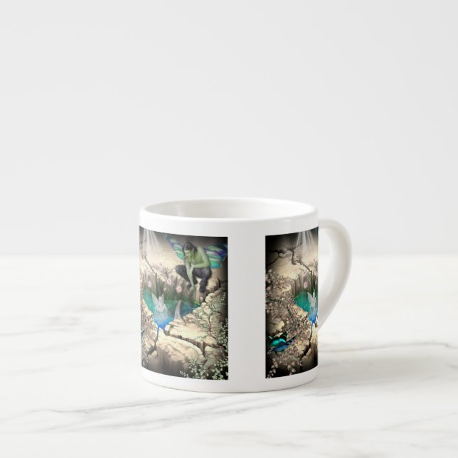 Faerie in Elven Pond Espresso Cup (Front Right)
