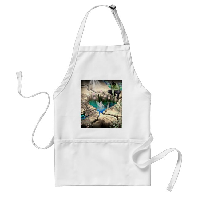 Faerie in Elven Pond Standard Apron (Front)
