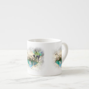 Faerie in Elven Pond Vignette Espresso Cup