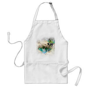 Faerie in Elven Pond Vignette Standard Apron