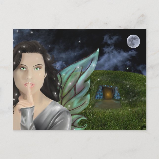 Faerie Land Awaits Postcard (Front)