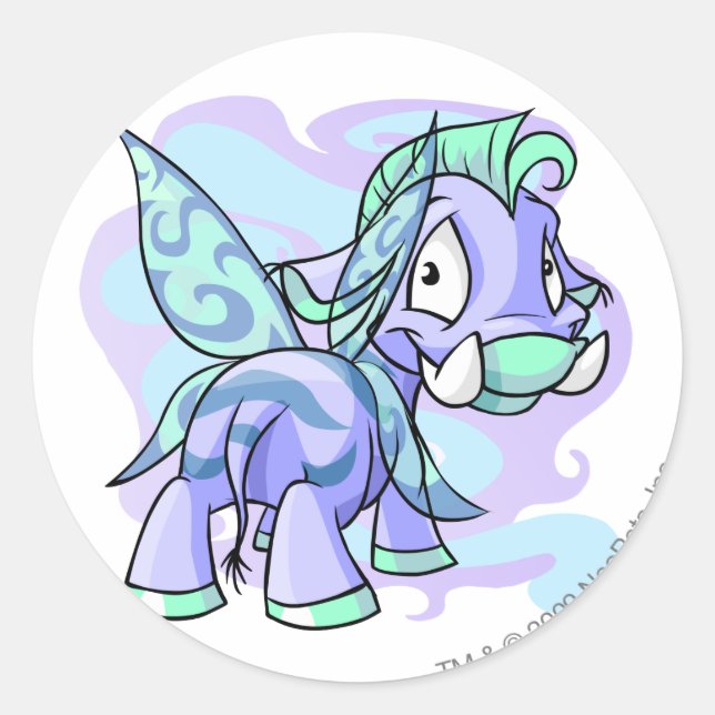 Faerie Moehog Classic Round Sticker (Front)