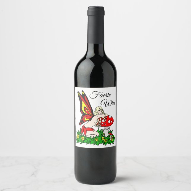 Faerie Wine Wine Label (Front)