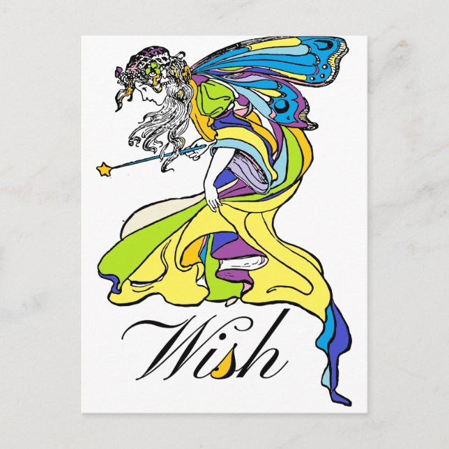 Faerie Wish Postcard (Front)