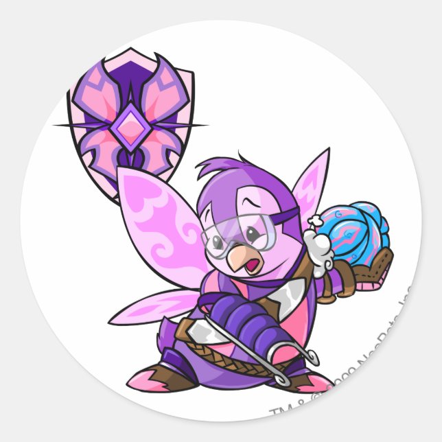 Faerieland Team Captain 1 Classic Round Sticker (Front)