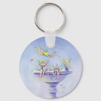 FAERIES BUBBLEBATH by SHARON SHARPE Key Ring