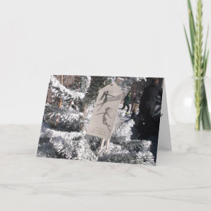 Faeries came to visit Christmas Care Holiday Card