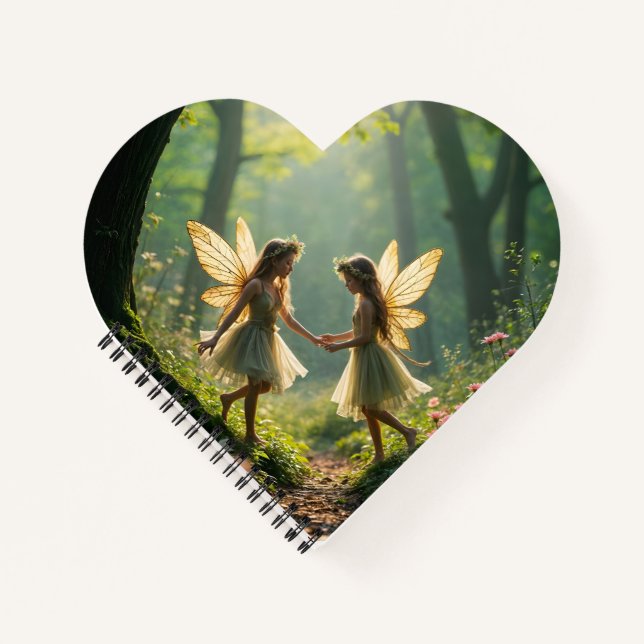 Faeries Play in the Forest Notebook (Front)
