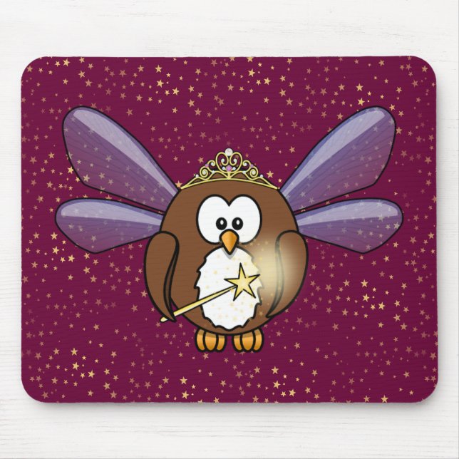 faery owl mouse mat (Front)