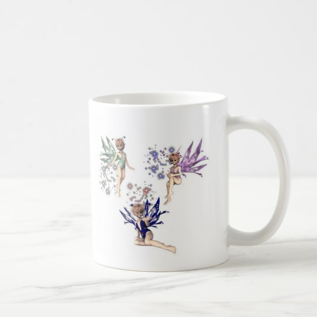 Faery Trio, Add Your Name Coffee Mug (Right)
