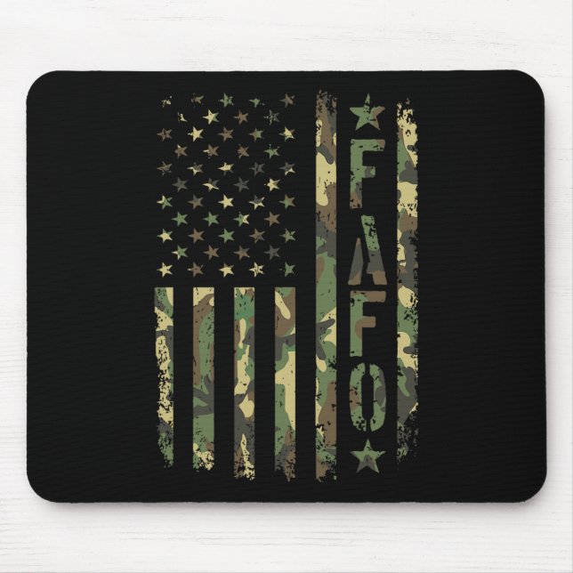 Fafo Camo Flag  Mouse Mat (Front)