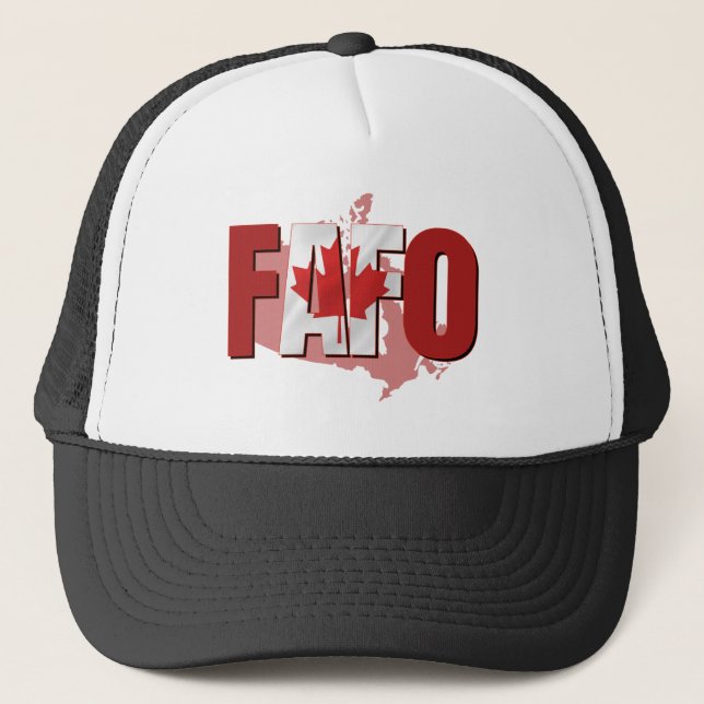 FAFO Canadian Flag Trucker Hat (Front)