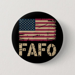 Fafo Flag _1 6 Cm Round Badge