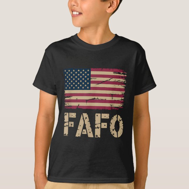 Fafo Flag _1  T-Shirt (Front)