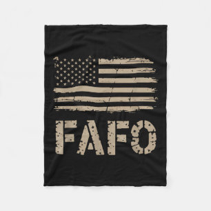 Fafo Flag Fleece Blanket