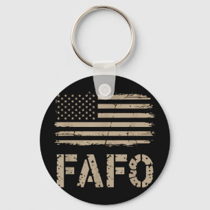 Fafo Flag  Key Ring