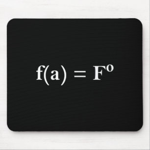Fafo Math Equation Funny Novelty Math Teacher Nerd Mouse Mat