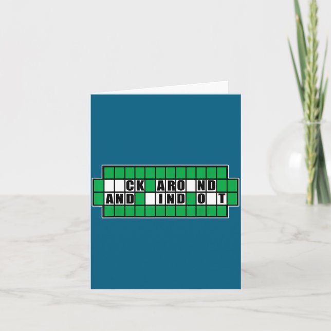 Fafo Solve Puzzle Around Find Illustration Card (Front)