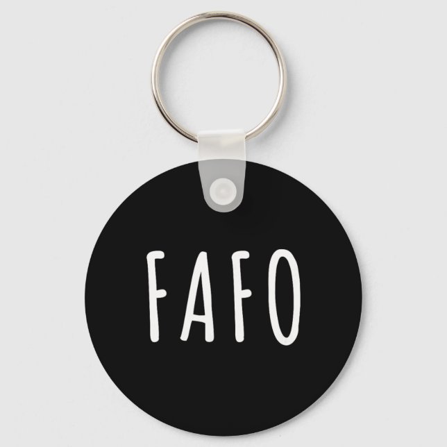 Fafo Trump, Donald Trump Fafo  Key Ring (Front)