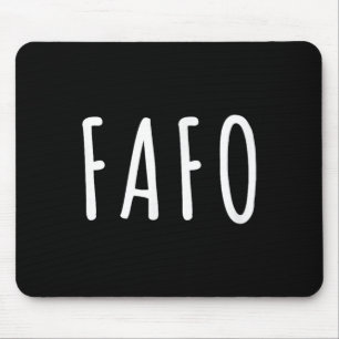 Fafo Trump, Donald Trump Fafo Mouse Mat