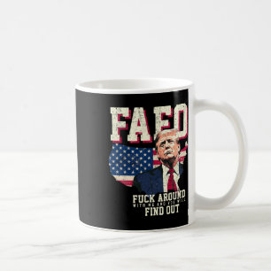 Fafo Trump Us American Map Flag Coffee Mug