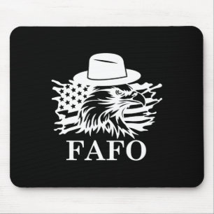Fafo Trump Us Flag,donald Trump Fafo Sign,f Around Mouse Mat
