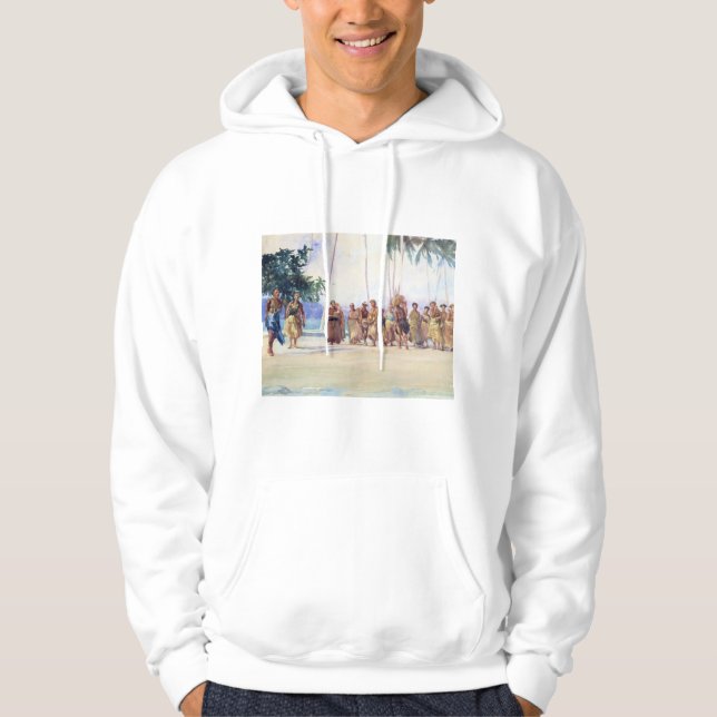 'Fagaloa Bay, Samoa, 1890' - John LaFarge Hoodie (Front)