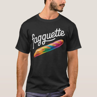 Fagquette Rainbow Bread Humorous LGBTQ Pride Baker T-Shirt