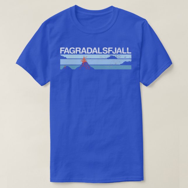 Fagradalsfjall Iceland T-Shirt (Design Front)