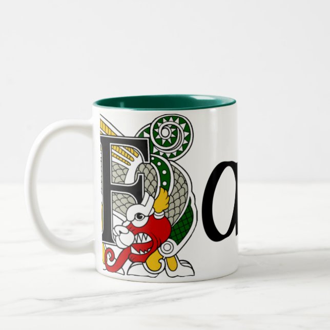 Fahey Celtic Dragon Mug (Left)