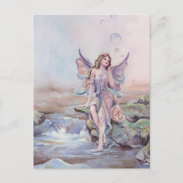 FAIERIE BUBBLES by SHARON SHARPE Postcard (Front)