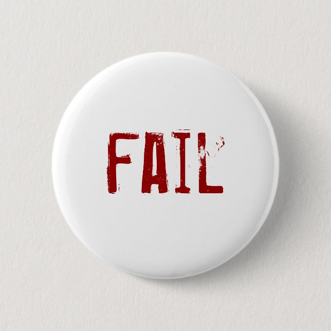 fail 6 cm round badge (Front)