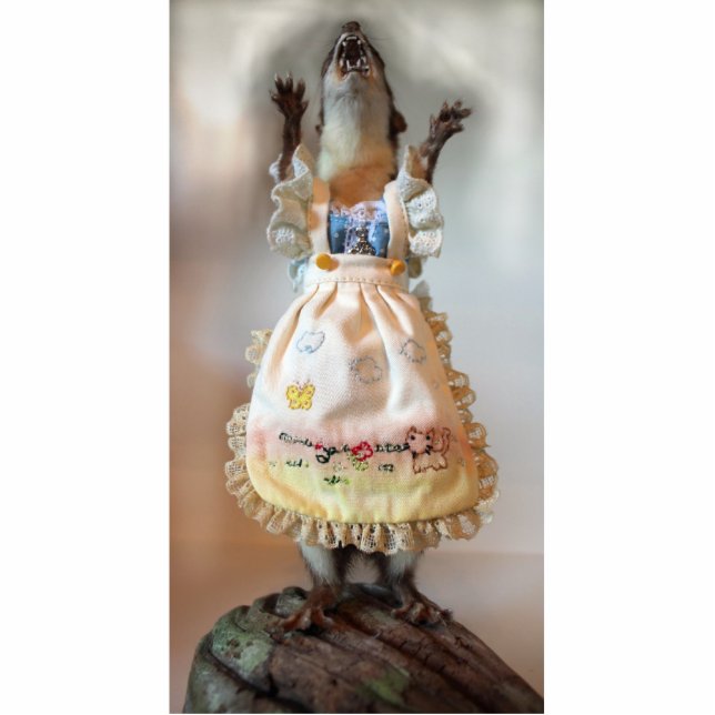 Fail weasel Sculpture Standing Photo Sculpture (Front)