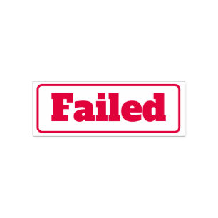 Failed Business Document Simple Self-inking Stamp