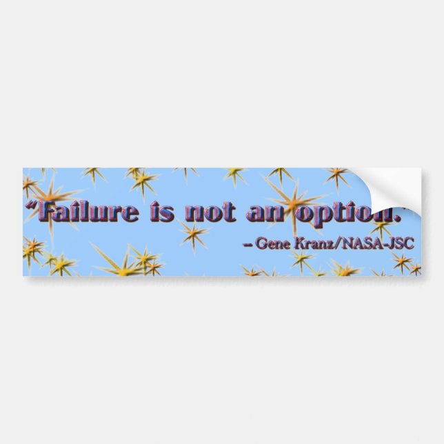 Failure bumper sticker (Front)