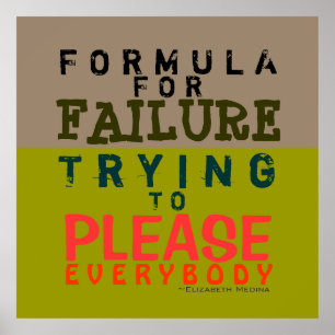 Failure Formula ~ 40x40 Poster