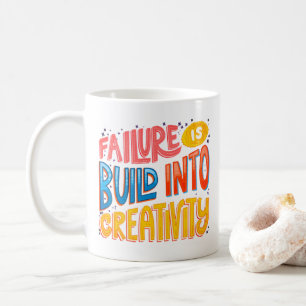 Failure Fuels Creativity - Retro Typography Mug