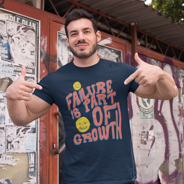 Failure Is Part of Growth – Motivational Graphic Tri-Blend Shirt (Creator Uploaded)