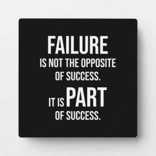 Failure Is Part Of Success - Gym, Hustle Plaque