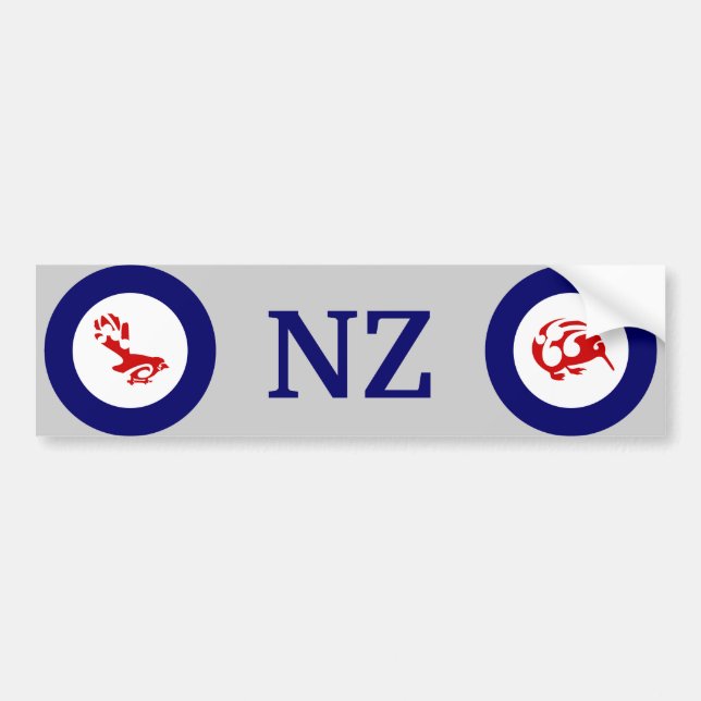 Faintail New Zealand Aotearoa Bird Bumper Sticker (Front)