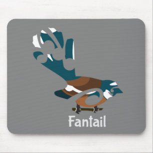 Faintail Piwakawaka Mouse Mat